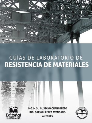 cover image of Guías de laboratorio de resistencia de materiales